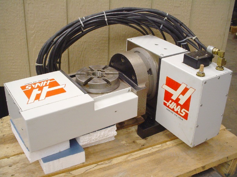 ACCESSORIES HAAS TRT160 CNC 2AXIS ROTARY, 6.3 IN DIA, 0.001º, AXIS