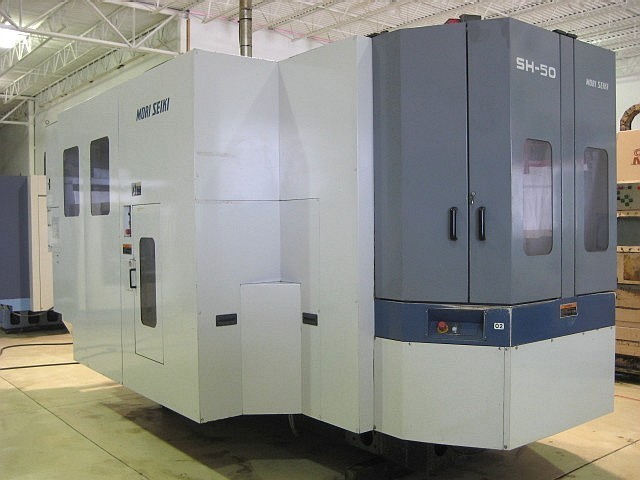 CNC HORIZONTAL MACHINING CENTERS: MORI SEIKI SH-50 CNC HORIZONTAL