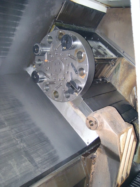 CNC TURNING CENTERS HAAS HL4 CNC LATHE, 30 SW, 10 CHUCK, TAIL, FULL