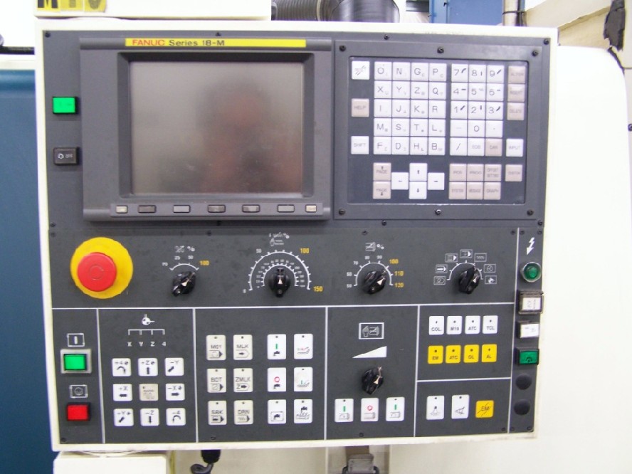 CNC VERTICAL MACHINING CENTERS: HARDINGE VMC-1000 II APC, FANUC 18M, 40