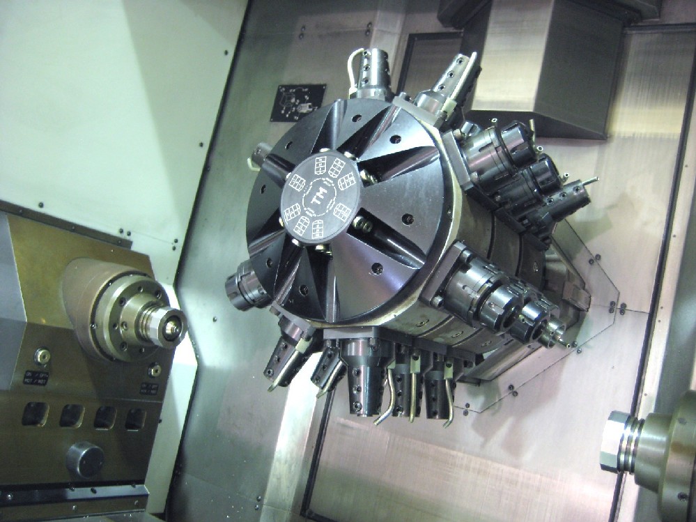 CNC TURNING CENTERS: SPINNER TM 42 CNC LATHE MILL, 7 AXIS ... 7 axis diagram 