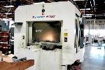 CNC HORIZONTAL MACHINING CENTERS: KITAMURA MYCENTER H400B CNC MILL, FANUC 15M, 24 x 20 x 20, 0.001 DEG, 100 ATC, 10000 RPM, COOL THRU '96 (4113), Click to view larger photo...