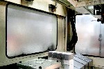 CNC HORIZONTAL MACHINING CENTERS: KITAMURA MYCENTER H400B CNC MILL, FANUC 15M, 24 x 20 x 20, 0.001 DEG, 100 ATC, 10000 RPM, COOL THRU '96 (4113), Click to view larger photo...