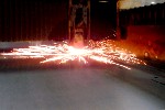 LASERS: TRUMPF L-4003 CNC LASER, BOSCH CNC, 160 x 80 TABLES, 2600 WATT, PALLET CHGR, '94 (4119), Click to view larger photo...