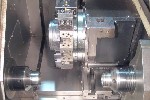 CNC TURNING CENTERS: MORI SEIKI SL-150 SMC CNC LATHE, FANUC MSG-501, 24.4 SW, 20 CENTERS, MILLING, SUB, CHIP, '97 (4383), Click to view larger photo...
