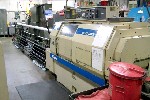 CNC TURNING CENTERS: MIYANO BND-34S CNC LATHE, FANUC  OTC, 12'  BARFEED, LIVE TOOL, SUB, '92 (4385), Click to view larger photo...