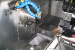 CNC TURNING CENTERS: MIYANO BND-34S CNC LATHE, FANUC  OTC, 12'  BARFEED, LIVE TOOL, SUB, '92 (4385), Click to view larger photo...