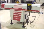 BARFEEDERS: SMW SPACESAVER 2000 BAR FEEDER LOADER, MAGAZINE STYLE, 5.5 FT BAR LGTH, 0.25 - 3.125 CAP, '96 (4395), Click to view larger photo...
