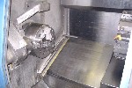 CNC TURNING CENTERS: HYUNDAI HiT-18, SIEMENS 840D, 17 SWING, 20 CENTERS, 10 CHUCK, CHIP, '02 (4417), Click to view larger photo...