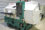 CNC TURNING CENTERS: TAKAMAZ X-20 Hi-SERVER CNC LATHE, FANUC 18T, 23 SW, 24 CTR, SUB-SPINDLE, '00 (4432), Click to view larger photo...