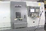 CNC TURNING CENTERS: HYUNDAI-KIA SKT250SY, FANUC 18iT, 24.4 SW, 21 CENTERS, LIVE MILLING, SUB, Y-AXIS, CHIP, BAR FEEDER, 2007 (4470), Click to view larger photo...