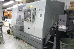 CNC TURNING CENTERS: HYUNDAI-KIA SKT250SY, FANUC 18iT, 24.4 SW, 21 CENTERS, LIVE MILLING, SUB, Y-AXIS, CHIP, BAR FEEDER, 2007 (4470), Click to view larger photo...