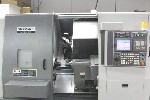 CNC TURNING CENTERS: HYUNDAI-KIA SKT250SY, FANUC 18iT, 24.4 SW, 21 CENTERS, LIVE MILLING, SUB, Y-AXIS, CHIP, BAR FEEDER, 2007 (4470), Click to view larger photo...