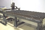 CNC PLASMA CUTTERS: MG IND., SM1005 HIGH-DEF. CNC PLASMA CUTTER, HIGH-SPEED, 100 AMP, DNC 2.8 CNC CONTROL, 5 X 10, SINGLE HEAD, '96 (4485), Click to view larger photo...
