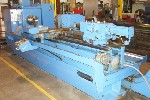 CNC TURNING CENTERS: AMERICAN HUSTLER 2010-78 CNC LATHE, MITSUBISHI M50L, 20 SWING, 78 CENTERS,3.18 BAR, CHIP, RETRO 96, '76(4506), Click to view larger photo...