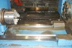 CNC TURNING CENTERS: AMERICAN HUSTLER 2010-78 CNC LATHE, MITSUBISHI M50L, 20 SWING, 78 CENTERS,3.18 BAR, CHIP, RETRO 96, '76(4506), Click to view larger photo...