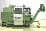 CNC TURNING CENTERS: OKUMA LC-20-2ST 4-AXIS SIMULTURN CNC LATHE, OSP 5000L, 15.75SWING, CHIP,  '84 (4508), Click to view larger photo...
