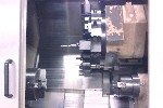 CNC TURNING CENTERS: DAEWOO PUMA 250 MS CNC LATHE, LIVE TOOL, SUB-SPINDLE, FANUC 16-T, 23 SWING, 27 CENTERS, 3 IN BAR CAP, 30 HP, CHIP,  '97, Click to view larger photo...