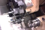 CNC TURNING CENTERS: DAEWOO PUMA 250 MS CNC LATHE, LIVE TOOL, SUB-SPINDLE, FANUC 16-T, 23 SWING, 27 CENTERS, 3 IN BAR CAP, 30 HP, CHIP,  '97, Click to view larger photo...