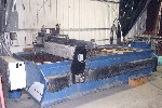 WATER JET CUTTERS: 5 x 10 CALYPSO SHARK CNC WATERJET, 55000 psi, 30 HP, GARNET FEEDER, NEW 2009 CENTROID CNC CTRL, 2003, Click to view larger photo...