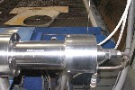 WATER JET CUTTERS: 5 x 10 CALYPSO SHARK CNC WATERJET, 55000 psi, 30 HP, GARNET FEEDER, NEW 2009 CENTROID CNC CTRL, 2003, Click to view larger photo...