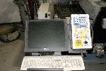 WATER JET CUTTERS: 5 x 10 CALYPSO SHARK CNC WATERJET, 55000 psi, 30 HP, GARNET FEEDER, NEW 2009 CENTROID CNC CTRL, 2003, Click to view larger photo...