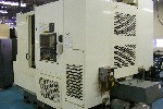CNC HORIZONTAL MACHINING CENTERS: KITAMURA MYCENTER HX-300 CNC MILL, FANUC 16iM, 20 x 20 x 16, 0.001 DEG., 10000 RPM, COOL-THRU, '00 (4541), Click to view larger photo...