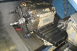 CNC TURNING CENTERS: HYUNDAI HIT-18S CNC LATHE, SIEMENS 840C, 17.3 SWING, 20 CENTERS, 10 CHUCK, CHIP, NICE, '95 (4547), Click to view larger photo...