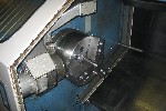 CNC TURNING CENTERS: HYUNDAI HIT-18S CNC LATHE, SIEMENS 840C, 17.3 SWING, 20 CENTERS, 10 CHUCK, CHIP, NICE, '95 (4547), Click to view larger photo...