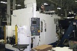 CNC VERTICAL MACHINING CENTERS: NTC NV4G + 2APC CNC MILL, FANUC 21iM, 20 x 18 x 18, 10000 RPM, PALLET CHANGER, THRU-SPINDLE COOLANT, 40 TAPER, NEW 2000, Click to view larger photo...