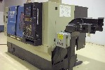 CNC TURNING CENTERS: HITACHI SEIKI HITEC-TURN 23S III CNC LATHE, 10 in CHUCK, 30 in CENTERS, 10 TURRET, 20 HP, CHIP CONVEYOR, SEICOS, '96, Click to view larger photo...