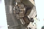 CNC TURNING CENTERS: MORI SEIKI SL-200 CNC LATHE, MORI MSC-501, 27 SW, 22 CC LENGTH, APC, CHIP,  BARFEEDER - '97 (4554), Click to view larger photo...