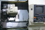 CNC TURNING CENTERS: DAEWOO PUMA 12 L-B CNC LATHE, 12 IN. CHUCK, 22.4 SWING, 41 CENTERS, 35 HP, 4 IN. SPINDLE BORE, CHIP, '92 (4557), Click to view larger photo...