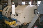 CNC TURNING CENTERS: OKUMA CROWN 762S CNC LATHE, OSP-700L, 22 SWING, 21 CENTERS, 2.4 in. BORE 4200 RPM, CHIP CONVEYOR, '99 (4559), Click to view larger photo...