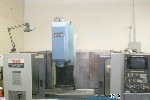CNC VERTICAL MACHINING CENTERS: MAZAK VTC-16B CNC VMC MILL, 44 x 16 x 20, 7000 RPM, MAZATROL M32B, RIGID TRAVELING COLUMN, '96 (4572), Click to view larger photo...
