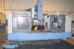 CNC VERTICAL MACHINING CENTERS: MAZAK V-655 /60 CNC MILL, CAT 50 TAPER, MAZATROL M-PLUS, 60 x 26 x 26 TRAVELS, 6000 RPM, CHIP, BOX WAY, '97 (4588), Click to view larger photo...