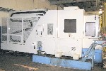 CNC HORIZONTAL MACHINING CENTERS: MAZAK ULTRA 650 CNC HORIZONTAL MILL, 25 IN.PALLETS, FUSION 640M, 40 x 31 x 31 TRAVELS, 80 TOOLS, CAT 50, COOL THRU, '99, Click to view larger photo...