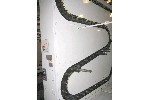 CNC HORIZONTAL MACHINING CENTERS: MAZAK ULTRA 650 CNC HORIZONTAL MILL, 25 IN.PALLETS, FUSION 640M, 40 x 31 x 31 TRAVELS, 80 TOOLS, CAT 50, COOL THRU, '99, Click to view larger photo...