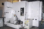 CNC HORIZONTAL MACHINING CENTERS: MORI SEIKI NH-6300 DCG CNC HORIZONTAL MILL, 25 IN. PALLET, FANUC MSX 701, 10000 RPM, COOLANT THRU SPINDLE, 60 TOOLS, '07, Click to view larger photo...