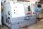 CNC TURNING CENTERS: HAAS SL-20 T CNC LATHE, 20 SW, 24 CENTERS, TAILSTOCK, 3 SPINDLE BORE, 4000 RPM, LOW HOURS, TOOL PRESETTER, '00 (4595), Click to view larger photo...