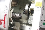 CNC TURNING CENTERS: HAAS SL-20 T CNC LATHE, 20 SW, 24 CENTERS, TAILSTOCK, 3 SPINDLE BORE, 4000 RPM, LOW HOURS, TOOL PRESETTER, '00 (4595), Click to view larger photo...