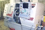 CNC TURNING CENTERS: HAAS SL-20 T CNC LATHE, 20 SW, 24 CENTERS, TAILSTOCK, 3 SPINDLE BORE, 4000 RPM, LOW HOURS, TOOL PRESETTER, '00 (4595), Click to view larger photo...