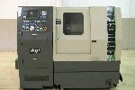 CNC TURNING CENTERS: HARDINGE CONQUEST 42 CNC LATHE, LIVE TOOLING & SUB/TAIL, BARFEED, FANUC OT, MINT '90 (4610), Click to view larger photo...