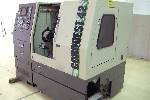 CNC TURNING CENTERS: HARDINGE CONQUEST 42 CNC LATHE, LIVE TOOLING & SUB/TAIL, BARFEED, FANUC OT, MINT '90 (4610), Click to view larger photo...