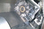 CNC TURNING CENTERS: MORI SEIKI SL-250 B/1000 CNC LATHE, 27 in SW, 44 in CENTERS, 15 CHUCK, 3.3 in SPINDLE BORE, 20 HP, MSC-500 FANUC, 1998, Click to view larger photo...