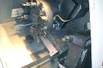 CNC TURNING CENTERS: HAAS SL-20 T BIG BORE CNC LATHE, 20 SW, 24 LENGTH, LIVE TOOL, 30 HP, CHIP CONVEYOR, MANY OPTIONS, '02 (4632), Click to view larger photo...