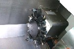 CNC TURNING CENTERS: DOOSAN Z340SM CNC LATHE, 6 AXIS, 27 in. SWING, 34 in. MAX LENGTH, SUB SPINDLE, LIVE TOOLING, 30 HP, FANUC 18iTB, 2002, Click to view larger photo...