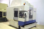 CNC VERTICAL MACHINING CENTERS: DAEWOO DMV-400 CNC MILL, FANUC 18i-M, 22 x 16 x 22, 8000 RPM, COOLANT THRU SPINDLE, 2 PALLET, 1181 RAPIDS, '98 (4655), Click to view larger photo...