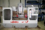 CNC VERTICAL MACHINING CENTERS: HAAS VF-3 CNC MILL, 40 x 20 x 25, 10 HP, 7500 RPM, 4TH PREWIRE,  '94 (4666), Click to view larger photo...