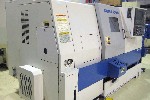CNC TURNING CENTERS: DAEWOO PUMA 250 M CNC LATHE, LIVE TOOL, FANUC 18-T, 22.44 SWING, 33 CENTERS, 3 IN BAR CAP, CHIP,  '98, Click to view larger photo...